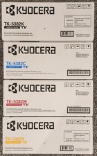 Genuine OEM KYOCERA TK-5382 Toner Cartridge SET - TK-5382K/C/Y/M - 1 each SEALED picture
