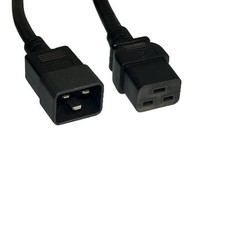 1FT-15FT C19 to C20 AC Power Cord Extension 12AWG 20A 250V Server Network Router picture