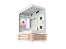 Thermaltake View 170 WS ARGB; Micro Chassis; Bottom Wood Trim; 3x120mm ARGB Lite picture
