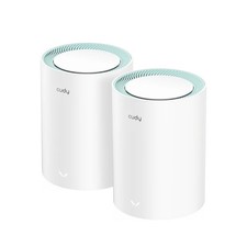 Cudy AX1500 Wi-Fi 6 Whole Home Mesh System, 1800 sq.ft, M1500 2-Pack | 1201+3... picture