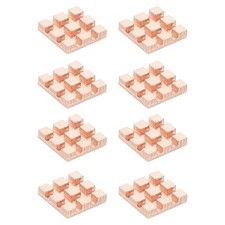 4 Pcs Copper Heatsink 10x10x2mm, Heat Sink Cooler Radiator for Raspberry Pi picture