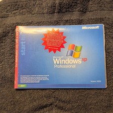VTG New Microsoft Windows XP Professional Version 2002 SP1a CD Sealed - NO COA picture
