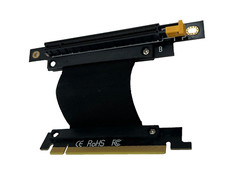 PCIe 3.0 16x Riser Flexible EMI Shielded Ribbon 90-Degree Verticle Mounting GPU picture