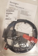 Kensington ClickSafe Keyed Laptop Cable Lock K64637WW New Sealed  picture