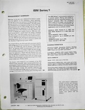 1984 Datapro Report on IBM Series/1 minicomputer systems picture
