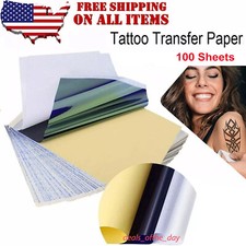 Tattoo Transfer Paper Stencil Carbon Thermal Tracing Hectograph Supplies Sheets picture
