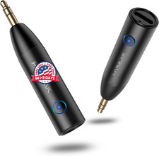 Adaptador auxiliar para coche con Bluetooth 5.3 y micrófono mejorado, 3,5 mm picture