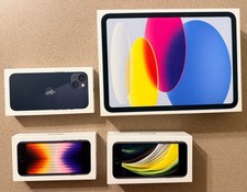 Lot of 4 EMPTY Apple Boxes - iPad 10th Gen, iPhone 13, iPhone SE (x2) - OEM picture