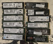 Lot Of 14 1TB & 512GB NMVe Drives- PLEASE READ DESCRIPTION. Pls Look At Pics. picture