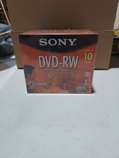 Sony 10 Pack DVD-RW   120 Min. 4.7GB  New Sealed picture