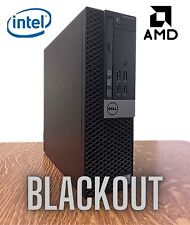 Custom Blackout Gaming PC Rx 550 16gb Ram picture