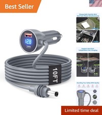 Starlink Mini Cable Car Charger 10FT Starlink Mini Power Cable DC 12V 24V Cig... picture