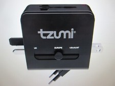 Tzumi Dual USB and USB-C Travel Adapter 2PK picture