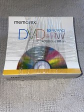 Memorex DVD +RW 9 Pack 4X 4.7 GB/Go 120 Min  Thin Cases Open Pack picture
