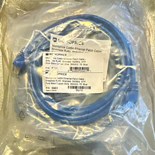 Bag 10 pieces - Cat6A Ethernet Patch Cable 7ft Blue Snagless RJ45 Male to Male picture