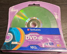 Verbatim LightScribe DVD+R 10 Pack Assorted Colors picture