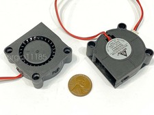 2 Pieces 12V Brushless 4015 Cooling Fan Blower 2pin 40mm 3D Printer Computer picture