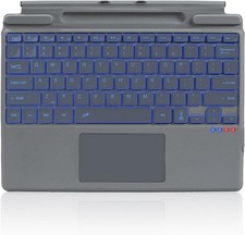 Surface Pro 8 Keyboard, 7 Color Backlight Wireless Keyboard for Microsoft Surfac picture