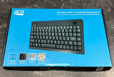 Adesso Wireless Mini Trackball Keyboard WKB-3100UB ✅❤️️✅❤️️ BRAND NEW SEALED picture