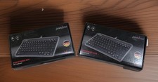 Lot Of 2 NEW Perixx PERIBOARD-426 Wired Mini Keyboard Low Profile USB Layout picture