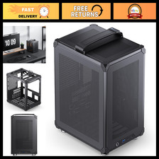 Compact Mini ITX PC Case - Mesh Desktop Chassis, Tool-Free, 170mm Cooler, SFF picture