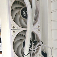 Lian Li Liquid CPU Cooler AIO White w/ Radiator Pump/Block & Dual Fans picture