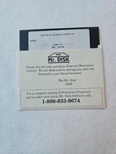 Mr. Disk Shareware #803 Speedreader Vintage 5.25 Inch Floppy Disk picture
