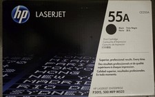 HP 55A Black CE255A For HP LaserJet P3015 - Brand new FACTORY SEALED picture