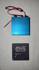 STMicro 486DX2‑80 CPU DX2 80MHz Gold Pin 5V Retro PC Processor with Fan  picture