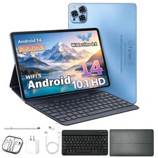 Universal 10.1 inch Tablet-Octa Core 16GB+256GB Android 14 Tablet Set HD Screen picture