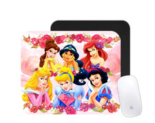 Princess Cartoon Mouse Pad | Fairy Tale Desk Mat | Custom Magical Gift picture
