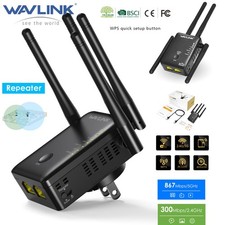 WAVLINK 1200Mbps WiFi Router Range Extender Repeater Internet Signal Booster picture
