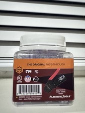 Platinum Tools 202010J EZ-RJ45 Cat6+ Connecters, Jar of 100 picture