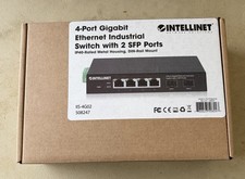 Intellinet 4-Port Gigabit Ethernet Industrial Switch with 2 SFP Ports New Sealed picture