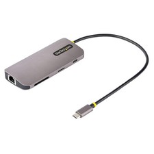 StarTech 8-in-1 USB-C Dock, 4K HDMI, USB 5Gbps, Gigabit Ethernet, SD, 100W picture