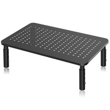 Monitor Stand Riser, Metal Computer Stand, 3 Height Adjustable Screen Riser with picture
