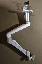 Premium Humanscale M8 Heavy-Duty Articulating Monitor Arm – Silver (Excellent... picture