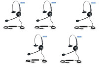Lot of (5) Yealink UH33 Wideband USB & 3.5mm Headset (NEW) picture