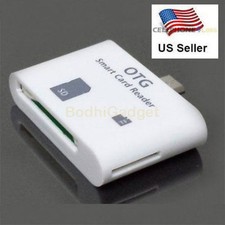 5 in 1 Multi-functional Micro USB Smart Card Reader Adapter For OTG Smartphone picture