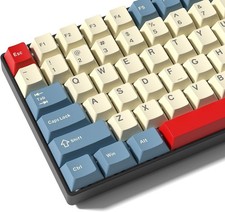 PBT Keycaps Set, Doubleshot 137 Key Caps,Cherry Profile Custom Keycap for 61/... picture