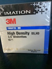 Imation 12881 3.5in. Floppy Disk DS,HD 10 Count New Sealed picture