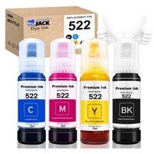 Printers Jack Compatiable Epson T522 Refill Ink Bottle Kit for Epson EcoTank ET- picture