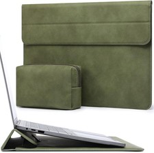 15-16 Inch Laptop Case Bag Sleeve with Stand in Olive Green Color picture