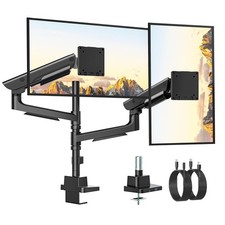 monTEK Heavy Duty Dual Ultrawide Monitor Arm Desk Mount for 17-57