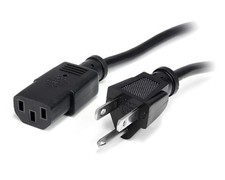 StarTech PXT10112 12 ft Standard Computer Power Cord - NEMA5-15P to C13 12ft picture