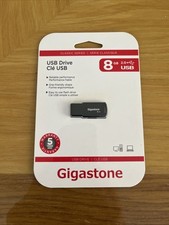 Gigastone 8 gigabyte USB Flash Drive BRAND NEW SEALED picture