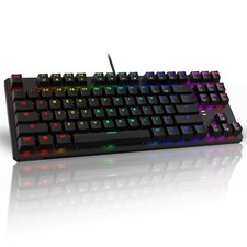 Phantom 87 Key Mechanical Keyboard, led, Typewriter Sound, Clicky Switch, Outemu picture