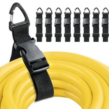 Heavy Duty Extension Cord Holder Organizer (8 Pack black) 17 Inch Adjustable ... picture