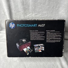 HP Photosmart A637 Compact Digital Photo Printer Portable 4x6 picture