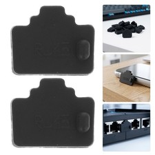 120Pcs Reusable Rj45 Anti Dust Plugs Network Port Covers for Desktop Computers picture